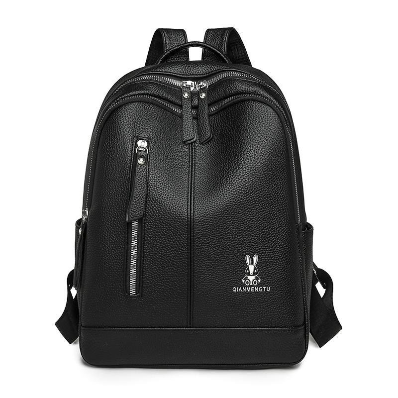 Backpack Women's New Trendy Commuter Simple Large Capacity Backpack Shoulder Bag Leisure Travel Bag Women's Bag Fashion
