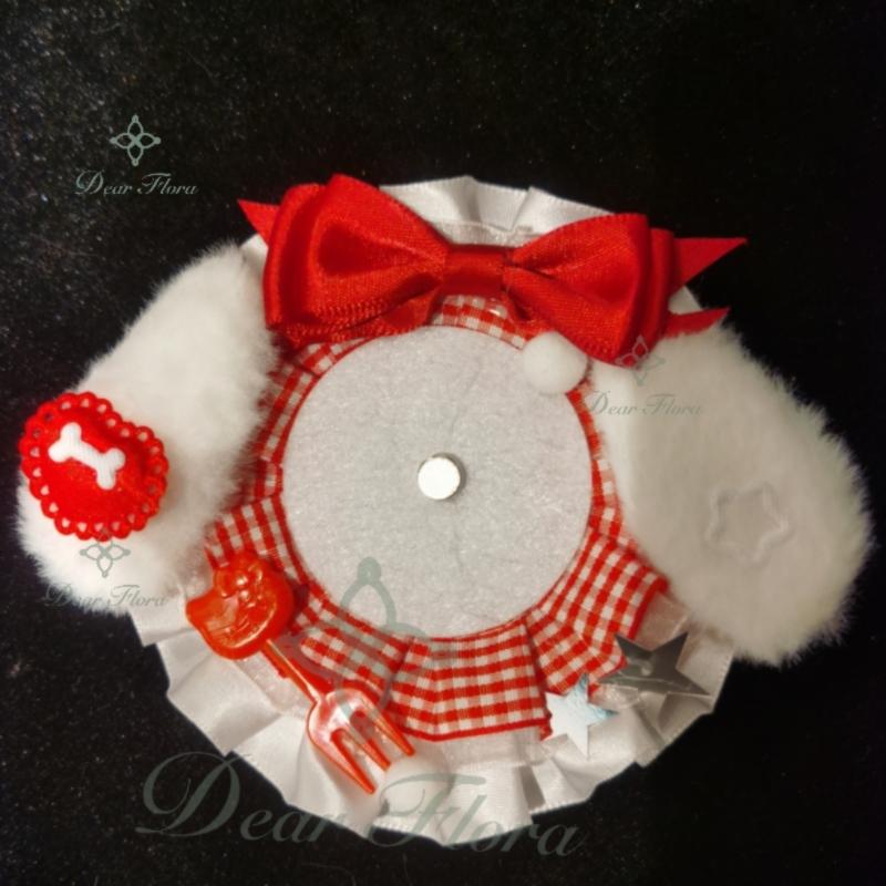 Original Cute Bow Badge Display Itabag Accessory Badge Holder Decoration High Quality Anime Pin Protect Decoration Display Stand