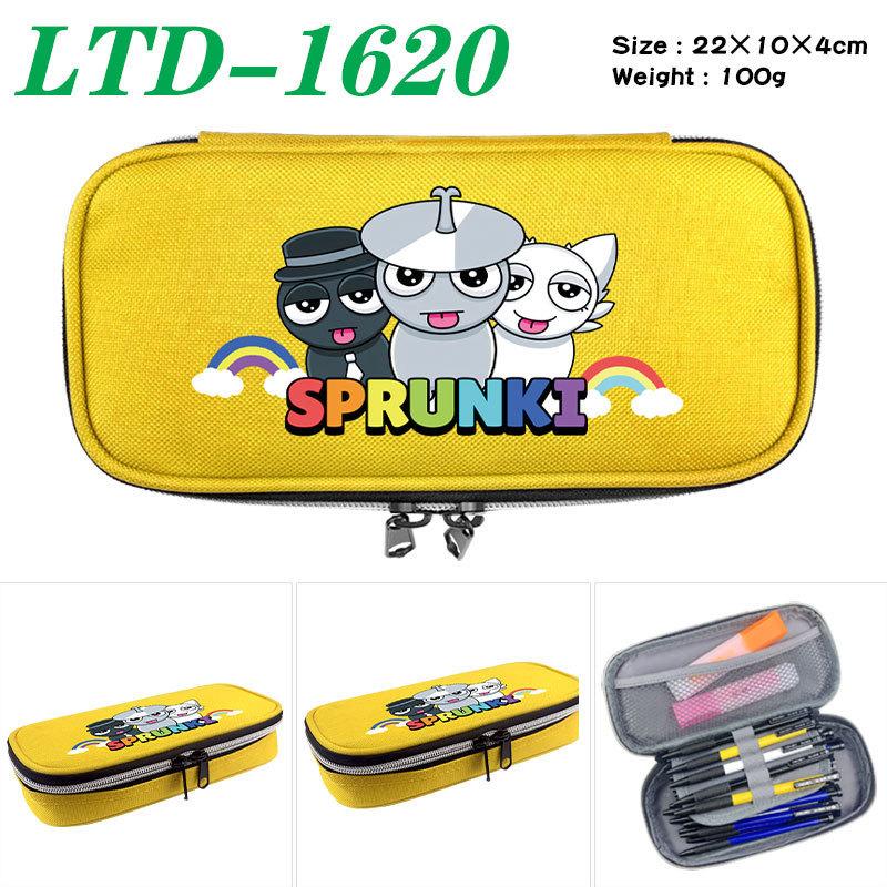 Sprunki Print School Handheld Pencil Case Stationery Box