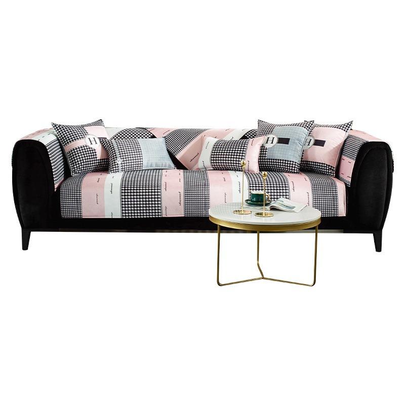 Pernă de canapea simplă nordică, material textil, universală pentru patru sezoane, lux ușor, pernă antiderapantă pentru patru sezoane, husă modernă pentru canapea