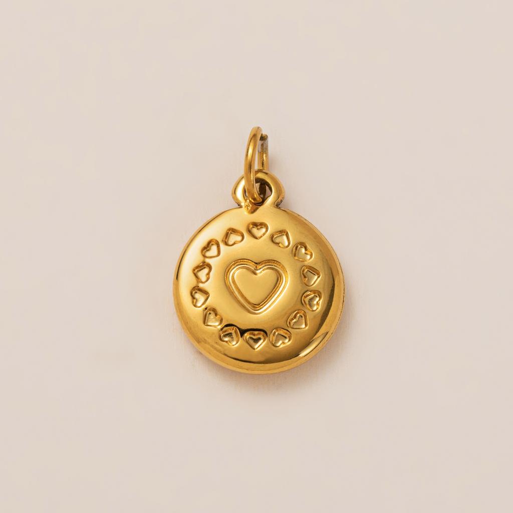 ColierMiranda Charm Oțel Inoxidabil Inimă Iubire Lanț Rezistent la Apă Chic Popular Romantic Coreean Zirconiu Cadou