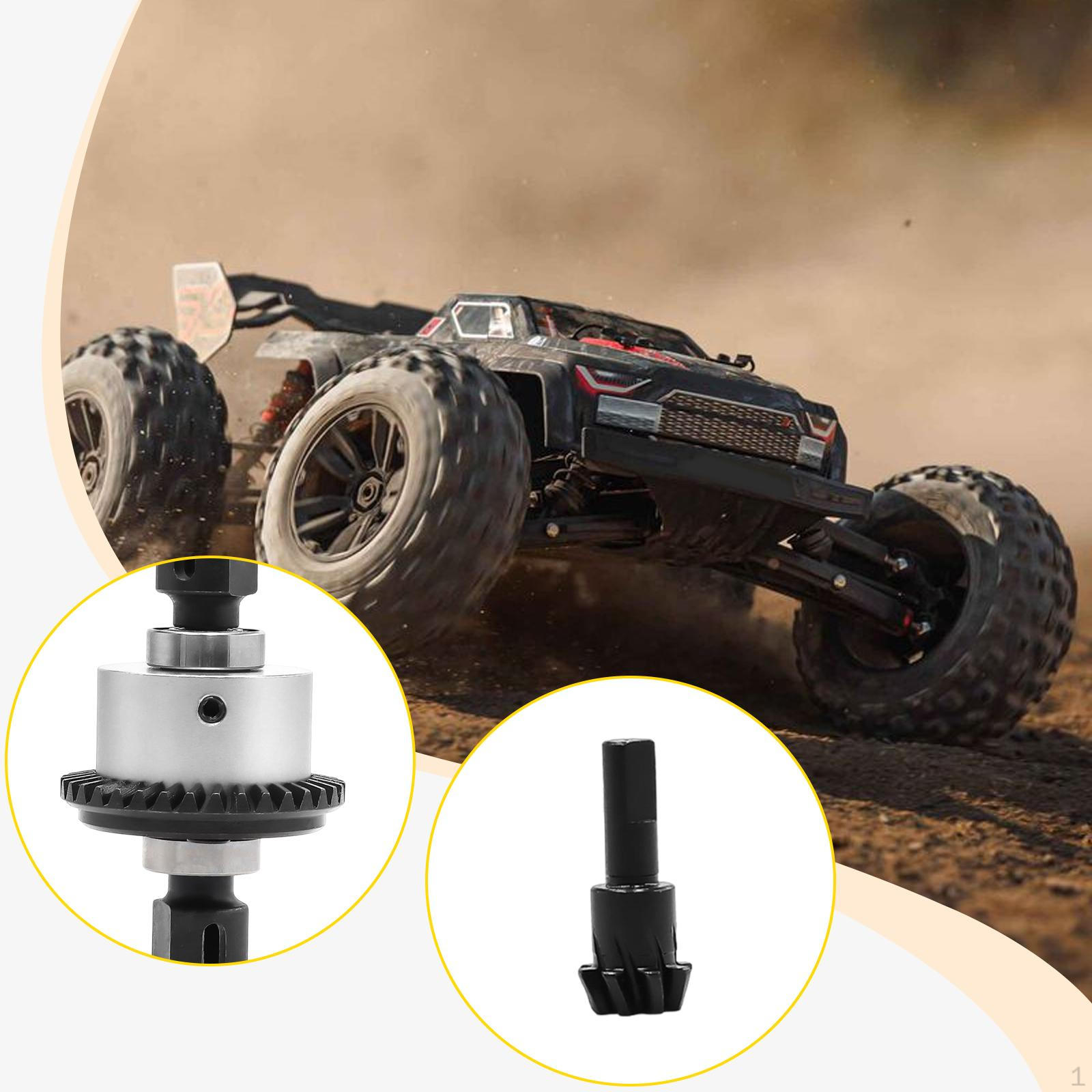 

1/7 1/8 RC Car Differential 35+8T Gear High Carbon Steel Spare Part Component Reliable 1.1 срібний