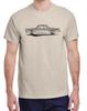 1964 Mercury Comet Hardtop Redline Design Tshirt