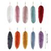 Foxes Tail Keychain Cosplays Toy Foxes Tail Keyring Bag Hangings Pendant Charm