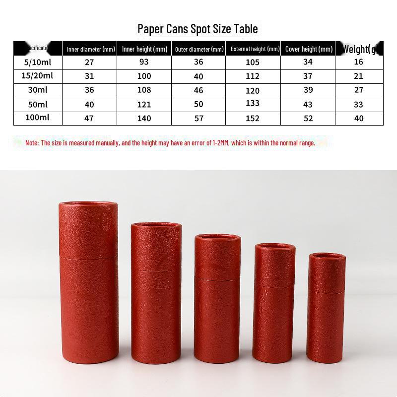 Spot Dropper Bottle Essential Oil Kraft Paper Tube Packaging with Custom Logo