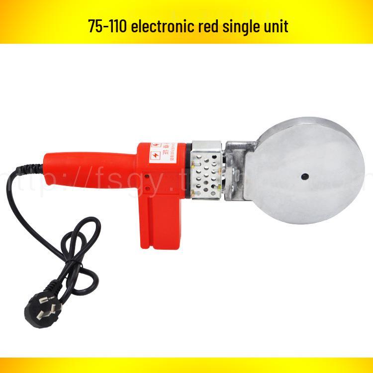 PPR Hot Melt Tool: Electronic Temperature-Controlled Heat Fusion Welder for PB/PE Water Pipes (75-110mm).