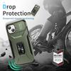 For iPhone 15 Plus/14 Plus Case Camshield Kickstand TPU+PC Anti-Slip Phone Cover