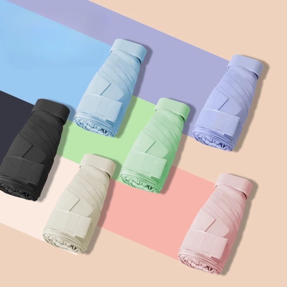 Outdoor Umbrella Portable Umbrella UV Resistant Pocket Umbrella Women's Dual Use Umbrella Compact Umbrella Sunscreen Umbrella