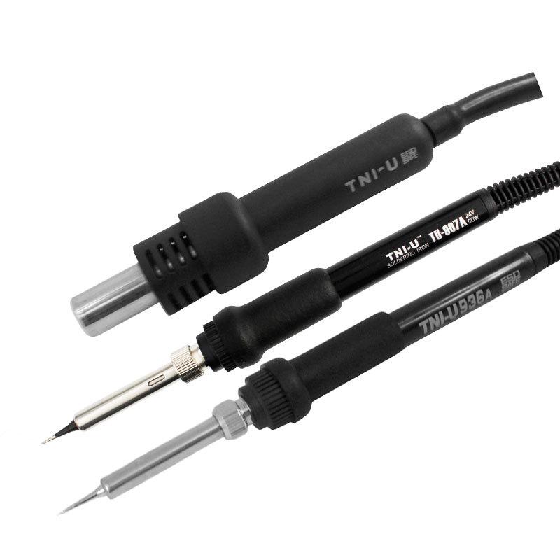 "Deliyou 9" Hochfrequenz-Elektrischer Lötkolbengriff, 5 Löcher/5 Stifte, Konstante Temperatur mit verschiedenen Heizkerntypen