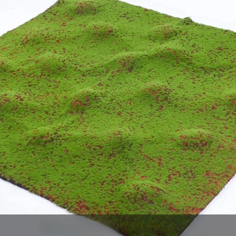 Kunstrasen Moos Grasland Synthetischer Kunstrasen Teppich Simulation Muscus Wand Rasen Dekoration Gartenschmuck Außendekoration
