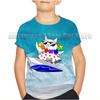 Game The Battle Cats T Shirt Banban Garden O-Neck Tshirt Cartoon Tops Tees Children Anime T-shirt Summer Clothes Camiseta