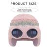 Pilot Sunglasses Knitted Hat Stylish Warm Soft Comfortable Hat Fashion Hat for Winter Warmth and Fashionable