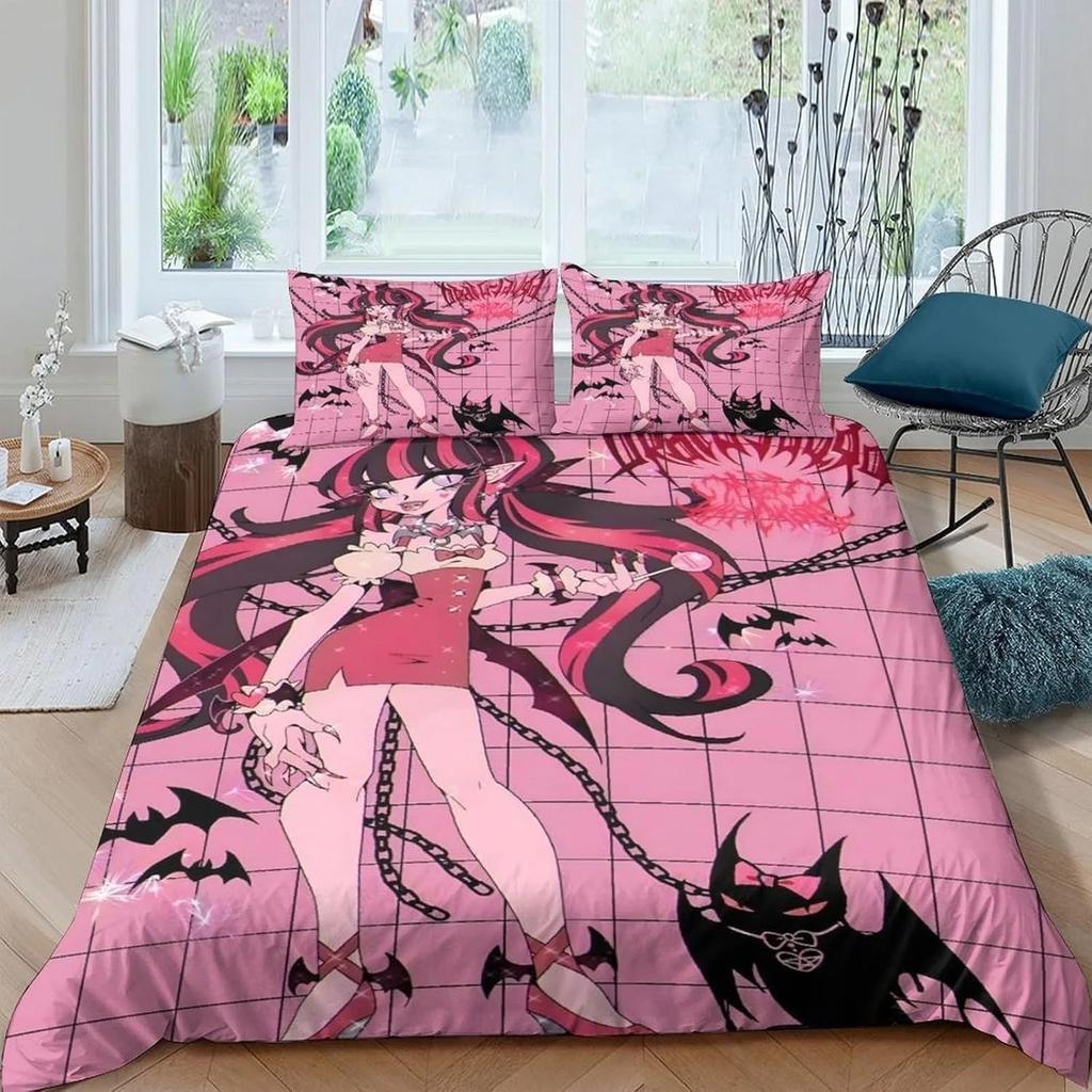 Hazbin Hotel Carton Soft Duvet Cover 3D Exquisite Digital Printing Beding Set Charlie Warm Comforter Bed Youth Home Decor Children Kids Young Boys