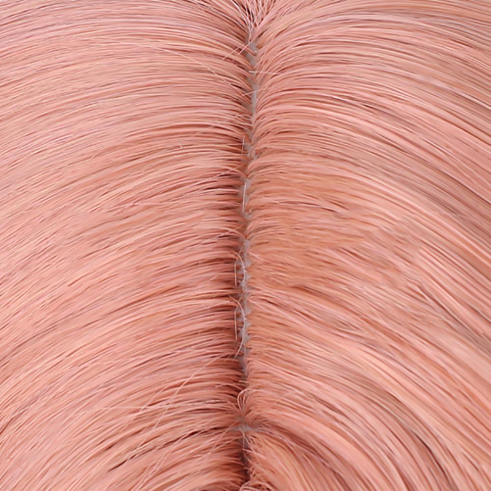 HAIRJOY Pelucas de Pelo Sintético Sabito Cosplay Peluca Corta Rizada Rosa Peluca de Cosplay Red de Rosa