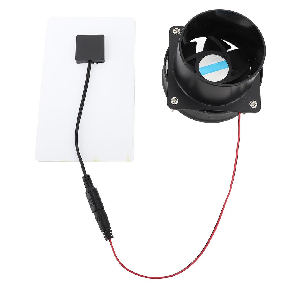 Solar Panel Power Fan Solar Panel Powered Fan Kit Portable Easy Installation Eco Friendly Efficient for Outdoor for Pet Houses