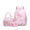 Student Schoolbag Three-Piece Set, Wear-Resistant And Breathable Large-Capacity Backpack, Youth Travel Backpack, Computer Bag