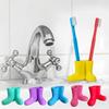 Siliconen Tandenborstelhouder Cartoon Mini Creatieve Siliconen Tandenborstelhouder Regenlaars Tandenborstel Organizer Cartoon Staande Rekker
