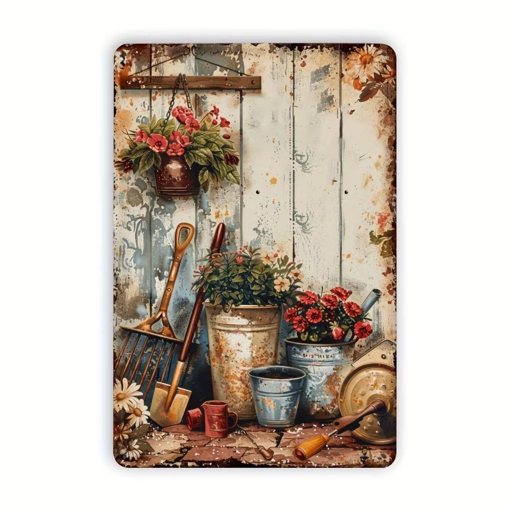 Tin Sign Wall Art Retro Metal Painting Home Decor 20x30cm