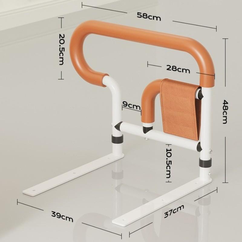 

Кровать Боковой поручень Пожилой человек Вставание Вспомогательное устройство Беременная женщина Инвалид Прикроватный подлокотник Безопасная вспомогательная рама Orange-L Shape-Fixed Style