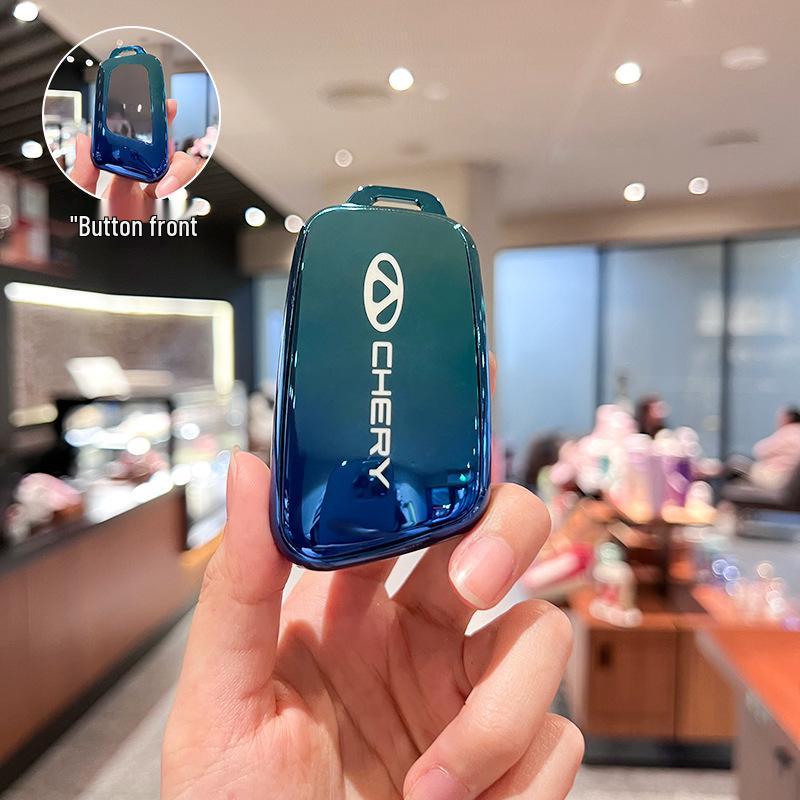 Chery QQ Ice Cream Car Key Case for Tiggo 5x/Arrizo 5 - Fashionable Female/Male Key Shell Bag
