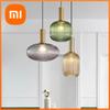 Dropshipping Glass Striped Pendant Lights Nordic Loft Dining Room Kitchen Fixtures Ceiling Pendant Lamp Home Decor Hanging Lamp