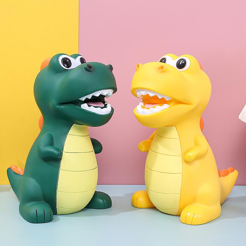 Durable Dinosaur Piggy Bank for Kids - Home Decor & Student Gift