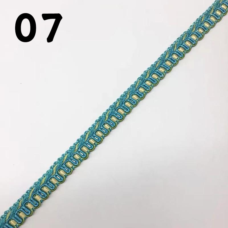 15 Meter Quastenfransen-Spitze im europäischen Stil Besatzkante Band für DIY Nähen Bekleidung Vorhang Sofa Kissen Polsterhandwerk Dekor