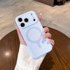 Applicable to iPhone17Pro mobile phone case, liquid silicone one-piece magnetic suction Apple 16 solid color fine hole all-inclusive case
