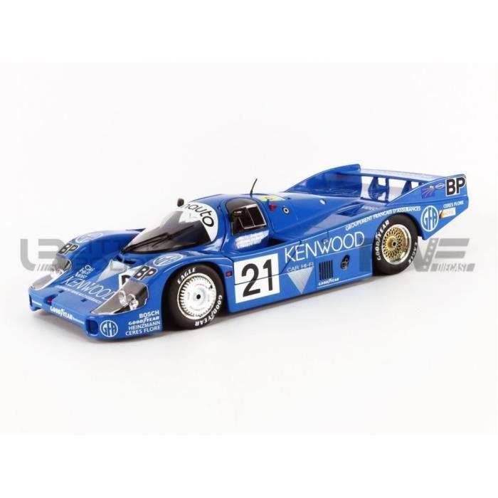 Voiture Miniature de Collection - SOLIDO - Porsche 956 LH - Le Mans 1983 - Bleu - 1/18
