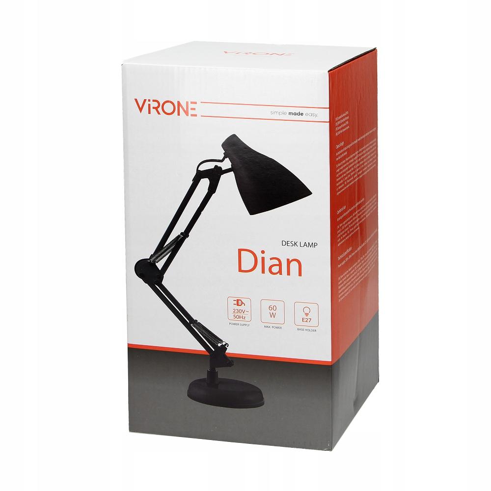 Virone Dian Desk Lamp White Power Up To 60 W 1 Pc
