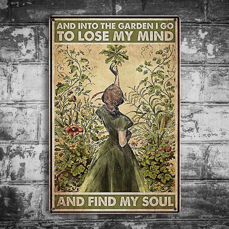 20CM Pastoral Life Artistic Conception Wall Hanging Painting Outdoor Wall Decoration Photography Props Iron Art Old Iron Painting