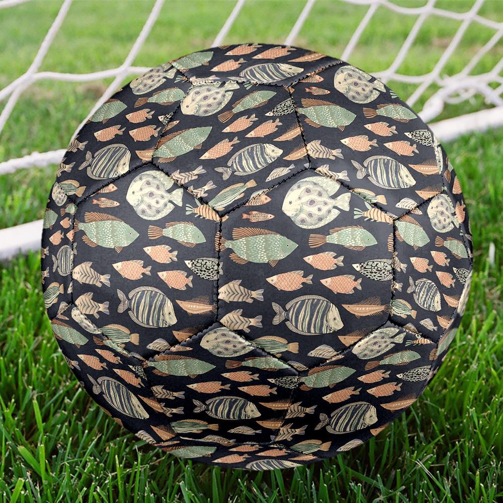 1pc Fish Size 5 Soccer Ball Professional Match Training Football Indoor &Outdoor Sports Ball Lightweight Durable C6586