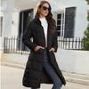 Women's Winter Hooded Slim-fit Mid-length Cotton Jacket