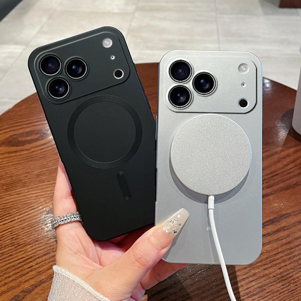 Matte Magnetic Phone Case For iPhone 17 Pro Max 14 15 Plus Air 13 12 11 16 Pro For Magsafe Wireless Charger Protect Cover