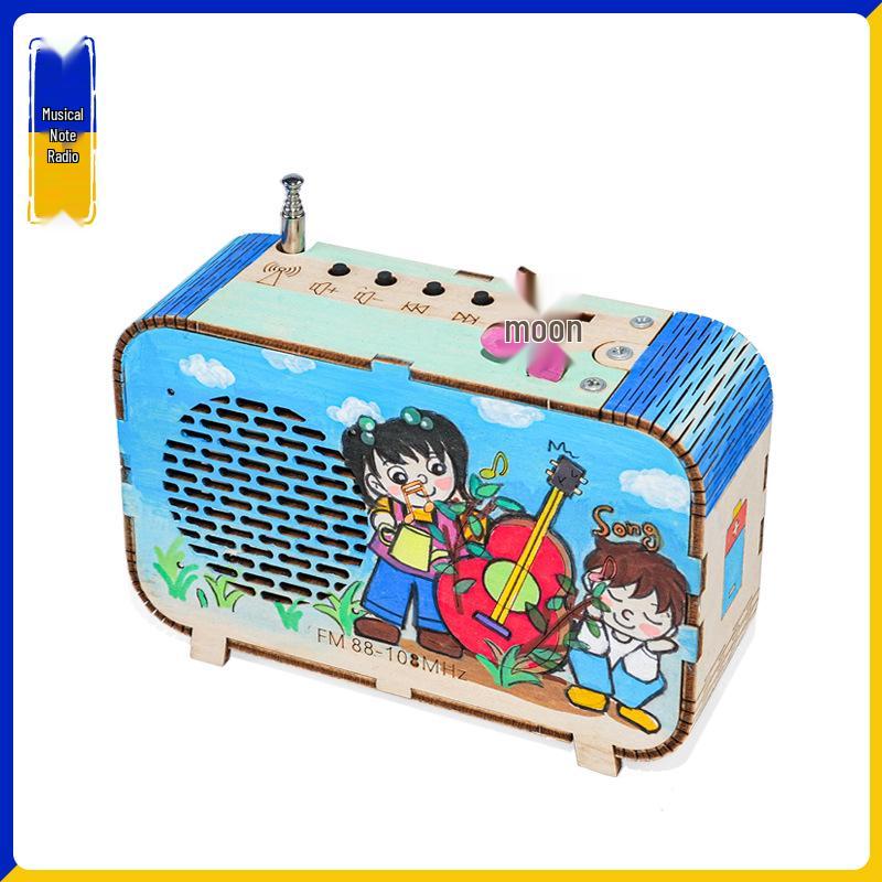 DIY Educational Science Radio Kit for Children - STEAM Handmade Model