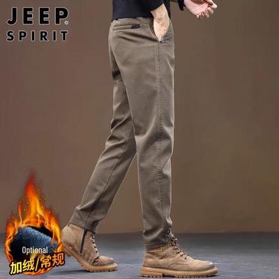 JEEP SPIRIT Men's Straight Leg Casual Pants