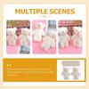 HOLIDYOYO 12-Piece Set Mini Teddy Bear Keychains, Bag Charms, Car Hanging Accessories for Women, Approx. 4.7 x 2.4 x 1.6 Inches