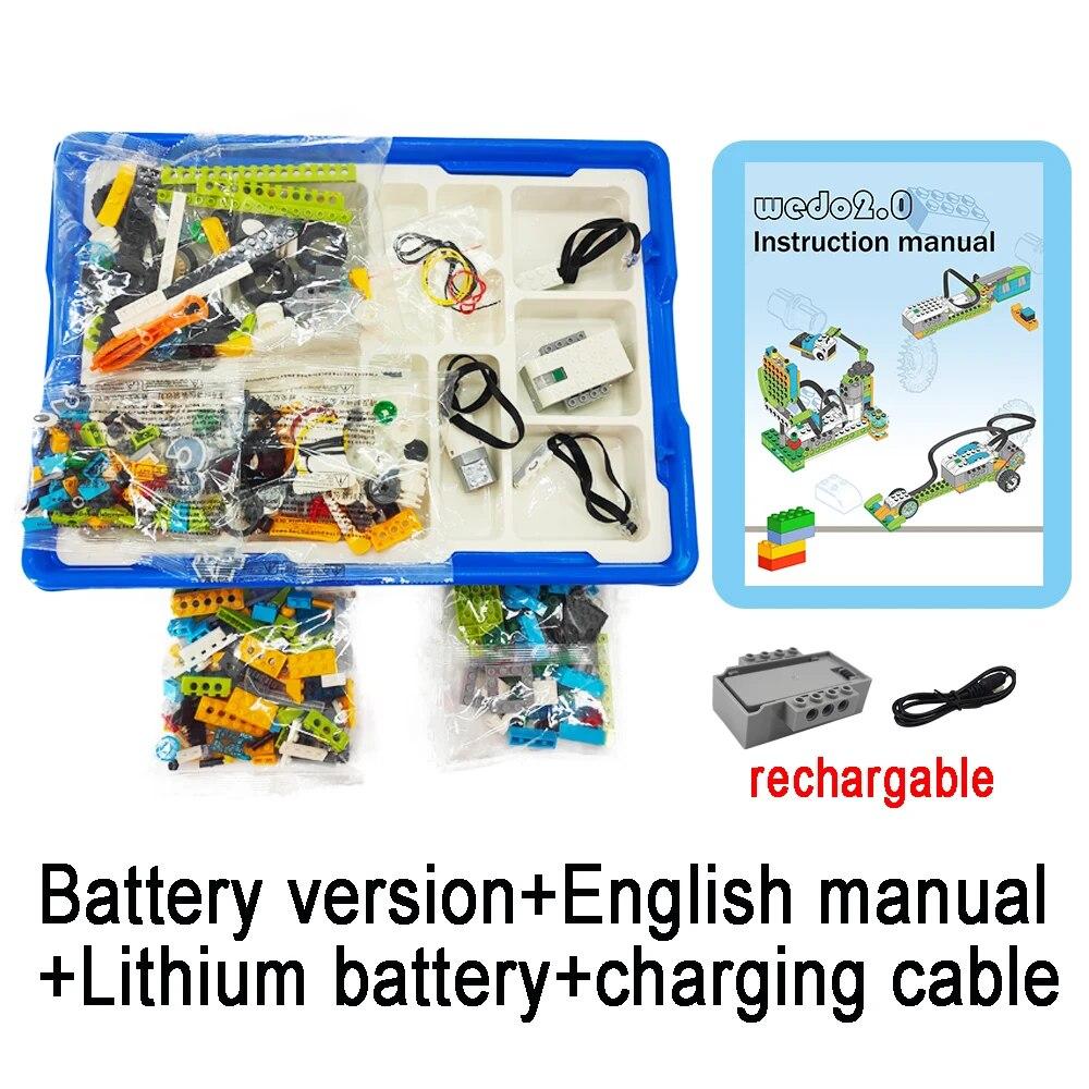 

WeDo 2.0 Образовательные функцииСовместимые детали 45300 Основной набор Строительные блоки Игрушки своими руками Рождественские подарки