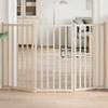 Vidaxl Foldable Pet Safety Gate, 3 Panels, 150 Cm