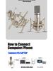 U87 Condenser Microphone Kit for Recording & Streaming: Includes Sound Card for Mobile & Computer