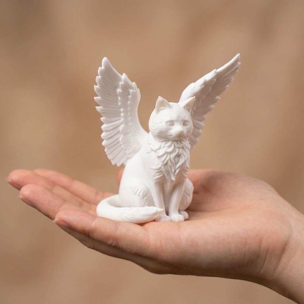 Collection 3D Printing Cat Statue Home Decoration Nordic Style Wolf Statue Funny Kawaii Desktop Ornaments Living Room