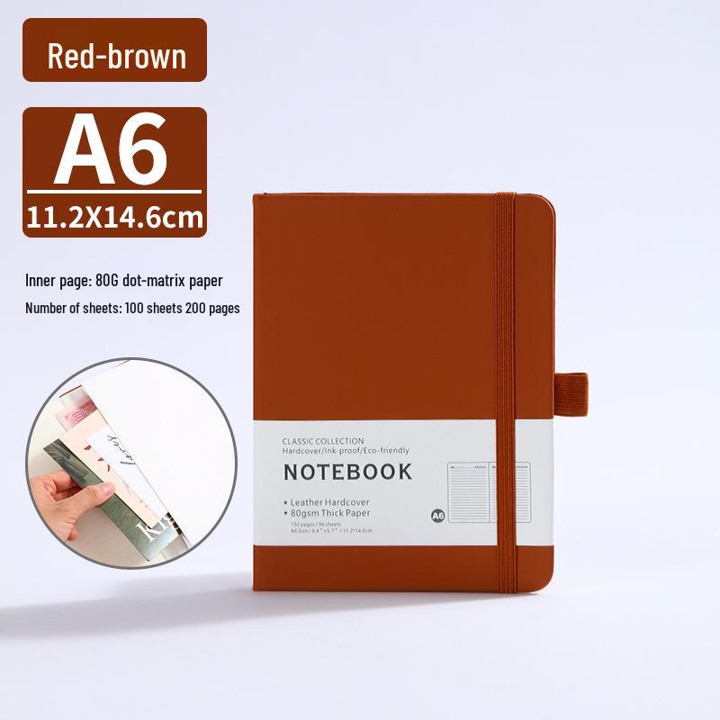 Custom A5 Notebook & A6 Diary Set with Strap, Pen Holder & Accordion Pocket; Logo Printing Available