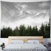 Mountain And River Impression Painting Tapestry Wall Hanging Psychedelic Hills Natural Scenery Witchcraft Hippie Home Decor