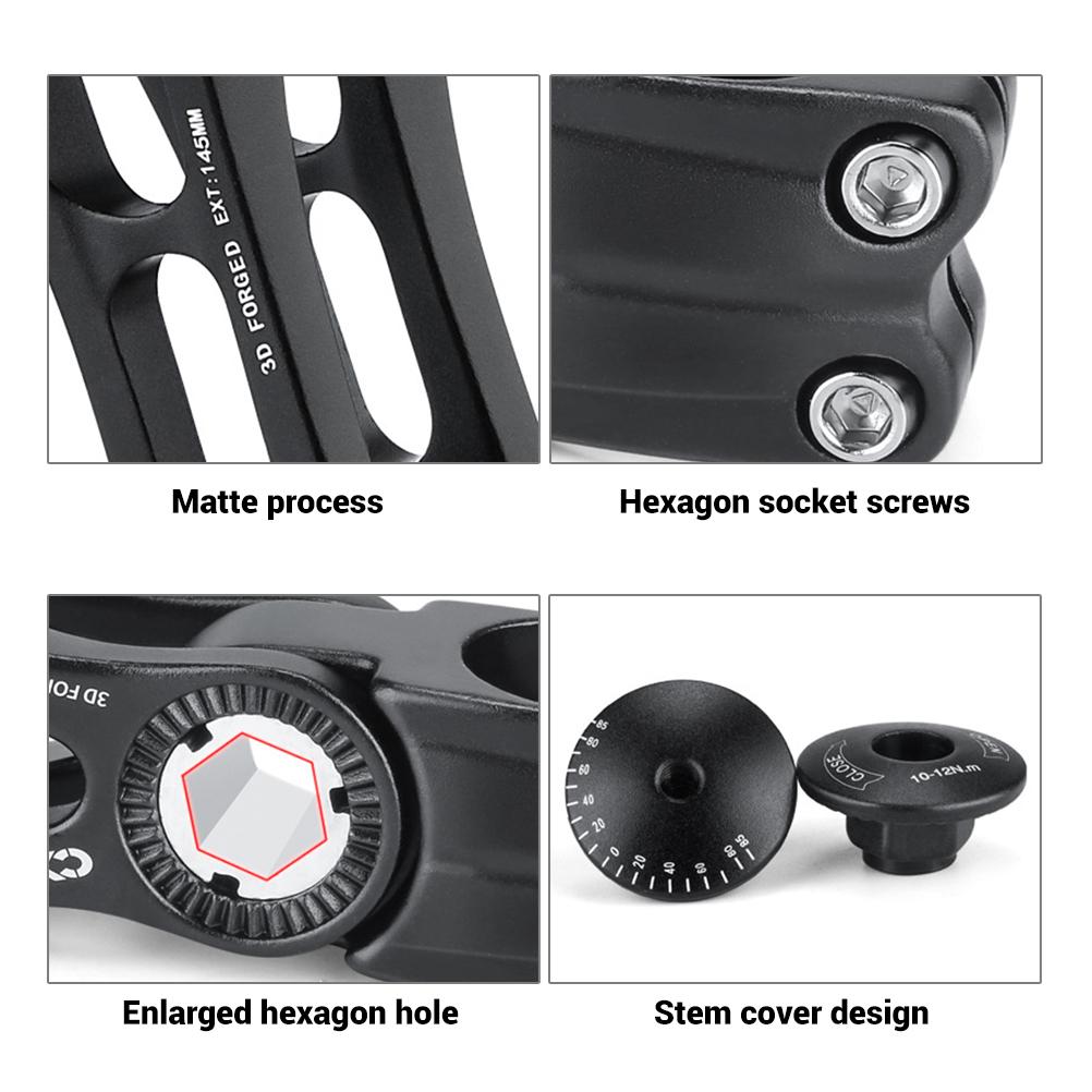 Stem Handlebar Stem Bike Fork Stem Adjustable ± 85° Handlebar Riser Extension for Mountain Bike Road Bike