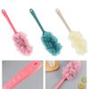 Long Handle Bath Body Back Shower Brush Loofah Scrubber Massage Portable Clean