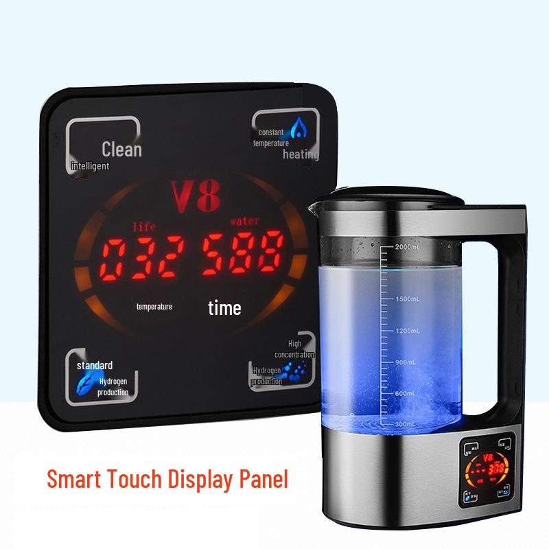 Japan V8 Hydrogen-Rich Kettle: High-Concentration Micro-Electrolysis Hydrogen Alkaline Water Generator