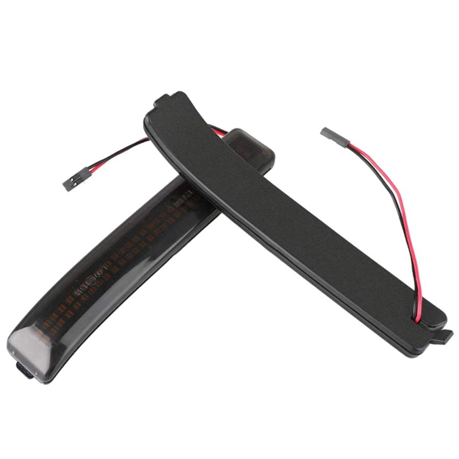 2× LED Side Mirror Light Turn Signal Smoke Lens Reflector For Ford F150 2009-14