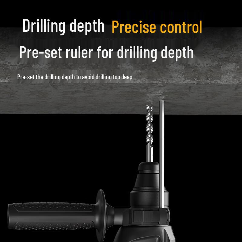 Deli Electric Rotary Hammer Drills and Demolition Picks CN plug (adapter included)