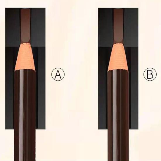 Augenbrauenstiftspitzer Schützt Minenspitze Rillendesign Einfach zu bedienen Breite Anwendung