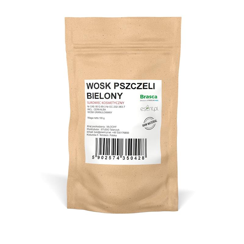BRASCA bleached beeswax granules - 100 g